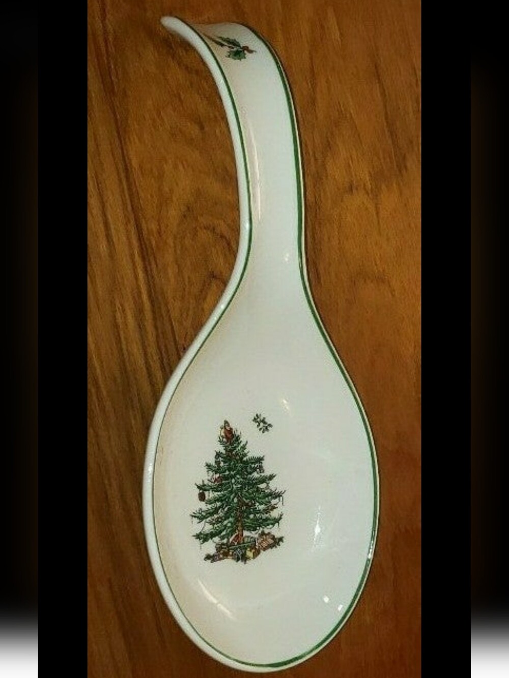 Spode Christmas Tree Spoon Rest Signature Christmas Tree Design
